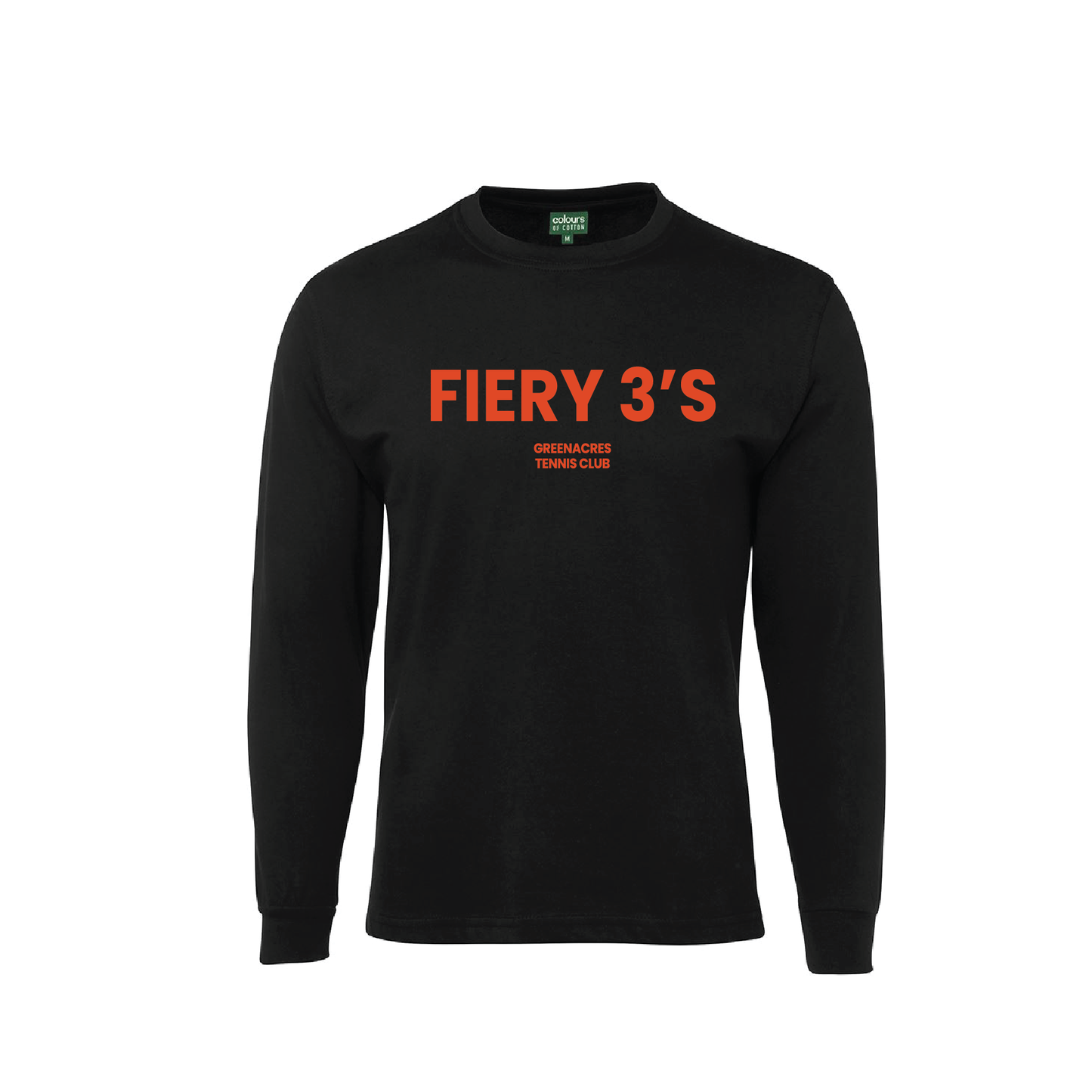 GREENACRES FIERY 3's TEE #1 LONG SLEEVE (AP250593)