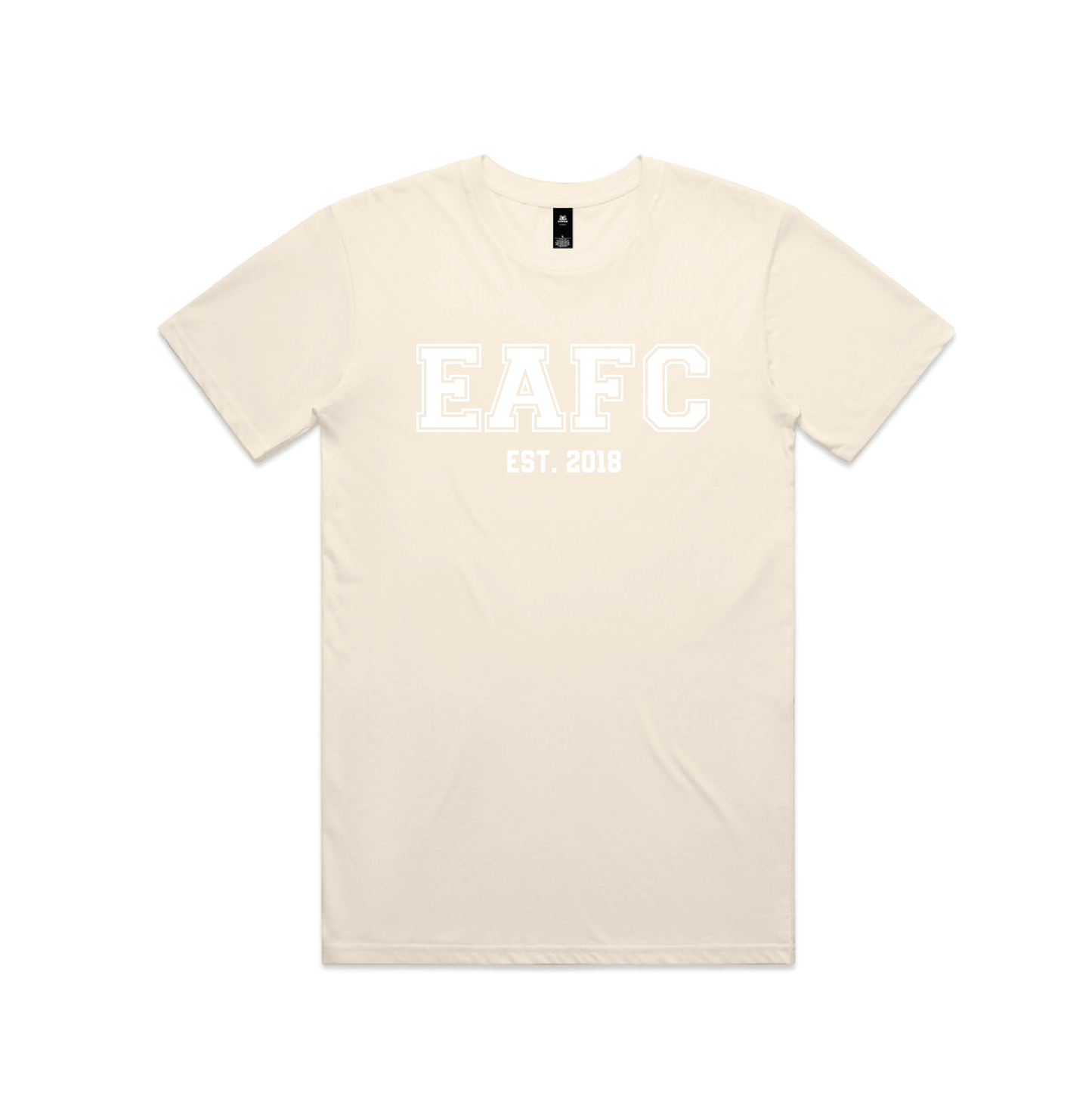 EAST ADELAIDE FC STAPLE TEE ECRU (AP250362)