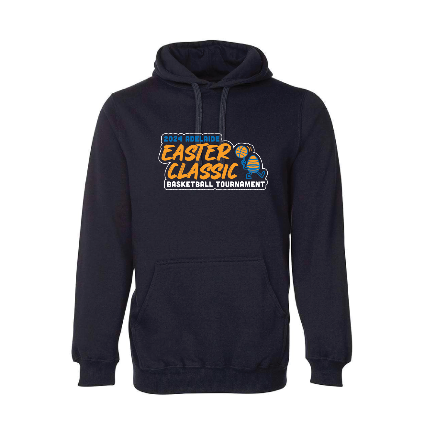EASTER CLASSIC HOODED SWEAT NAVY TEAM AND INDIVIDUAL PLAYER NAMES ON BACK (MIN QTY 8+)