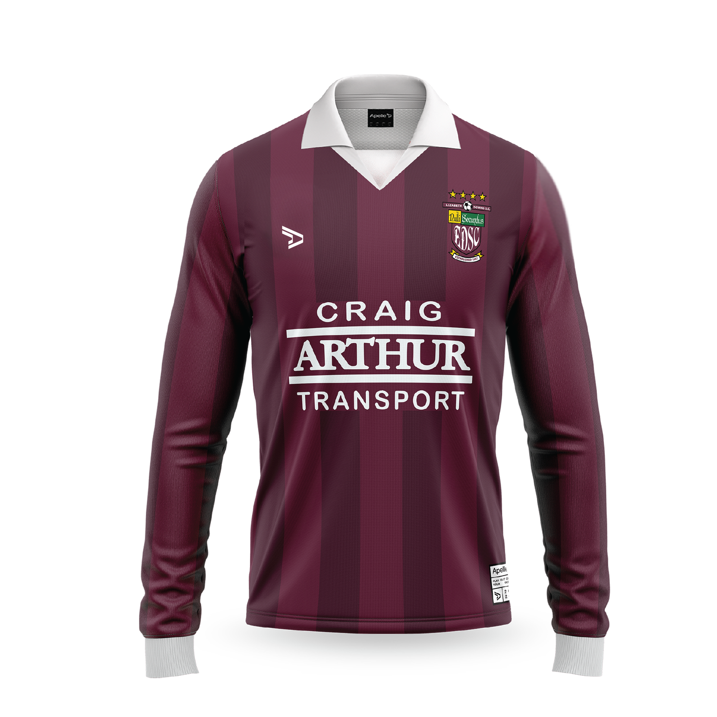 ELIZABETH DOWNS 2026 REPLICA HOME JERSEY LONG SLEEVE WITH NAME AND NUMBER