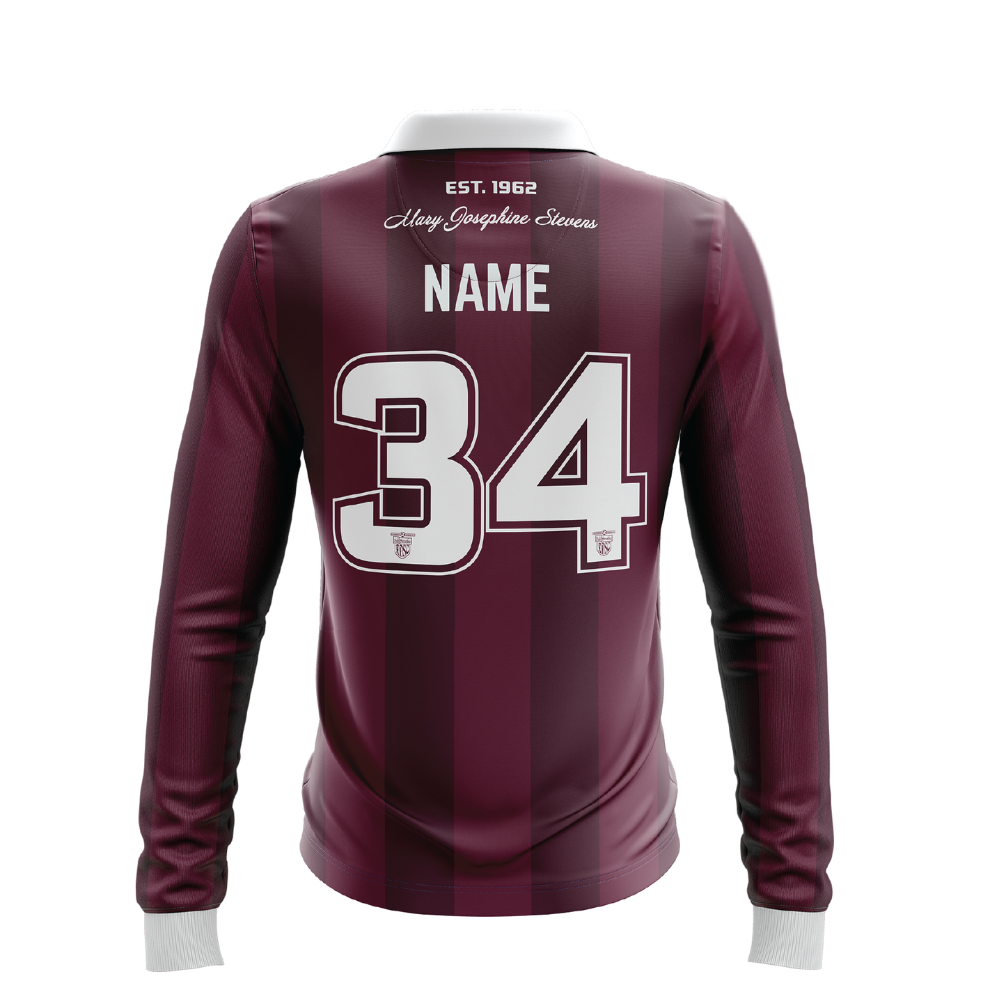 ELIZABETH DOWNS 2026 REPLICA HOME JERSEY LONG SLEEVE WITH NAME AND NUMBER