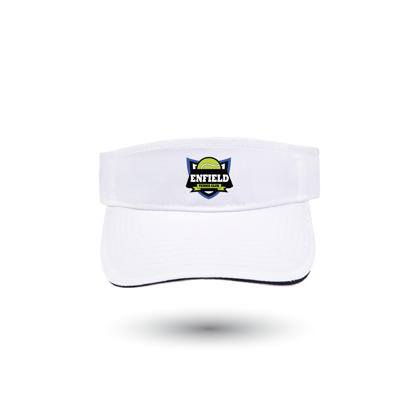 ENFIELD TENNIS CLUB VISOR - WHITE