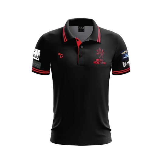 ENFIELD HOCKEY CLUB POLO - BLACK (AP260159)