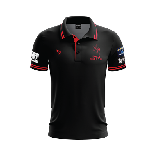 ENFIELD HOCKEY CLUB POLO - BLACK (AP250435)