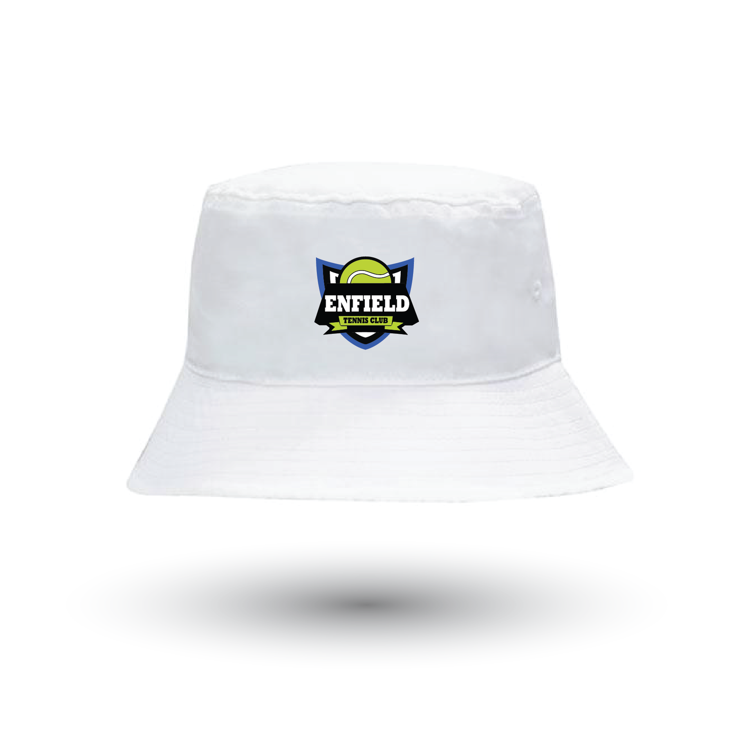 ENFIELD TENNIS CLUB BUCKET HAT - WHITE