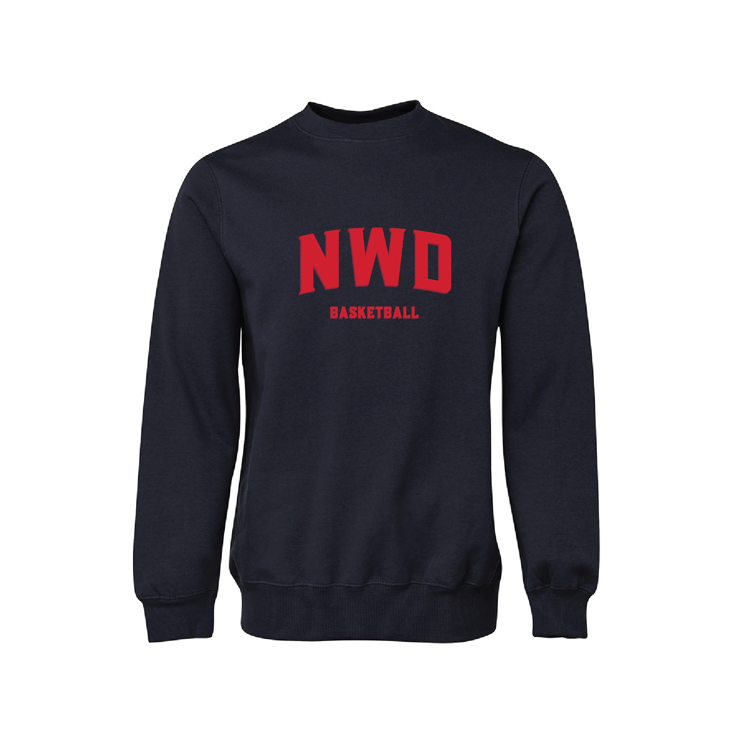 NORWOOD FLAMES CREW NECK WITH 3D PUFF NWD LOGO - NAVY