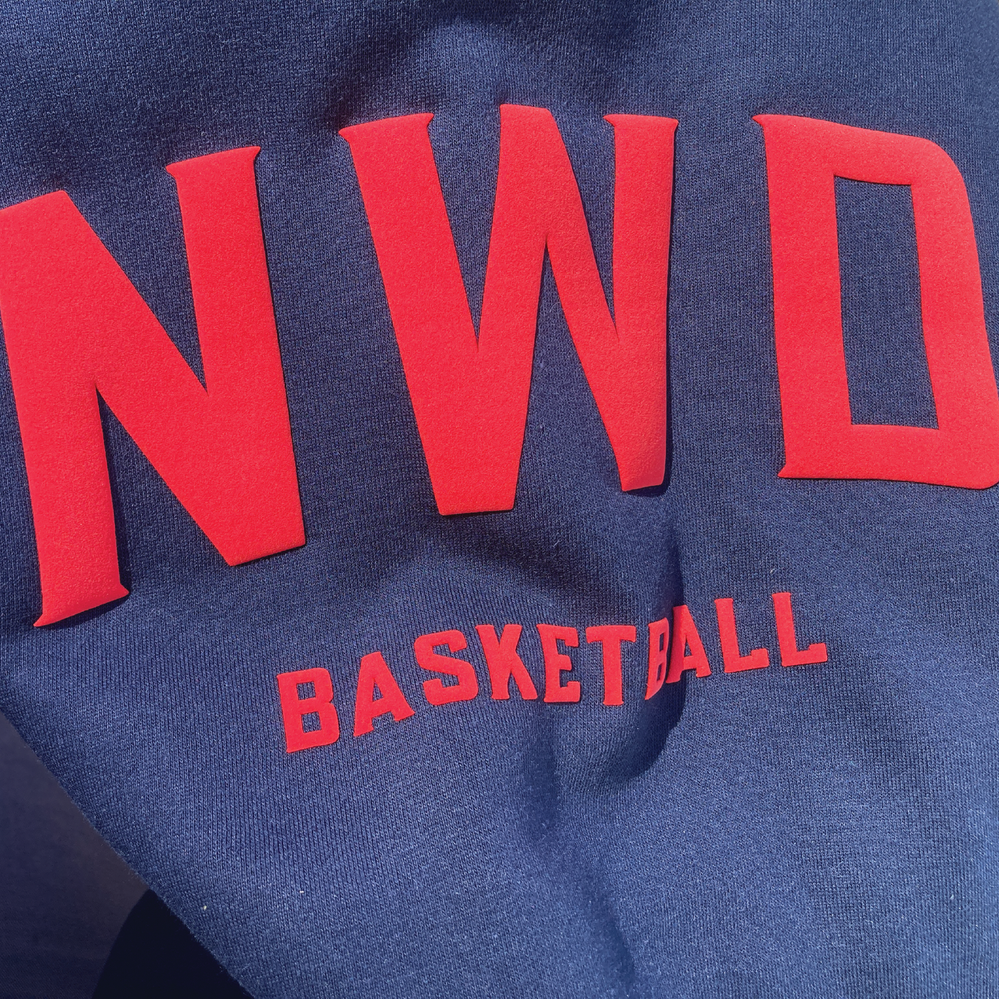 NORWOOD FLAMES CREW NECK WITH 3D PUFF NWD LOGO - NAVY