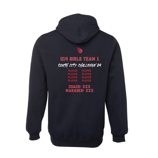 NORWOOD FLAMES ON TOUR 2024 HOODED SWEAT (Tournament Edition with Back Print)