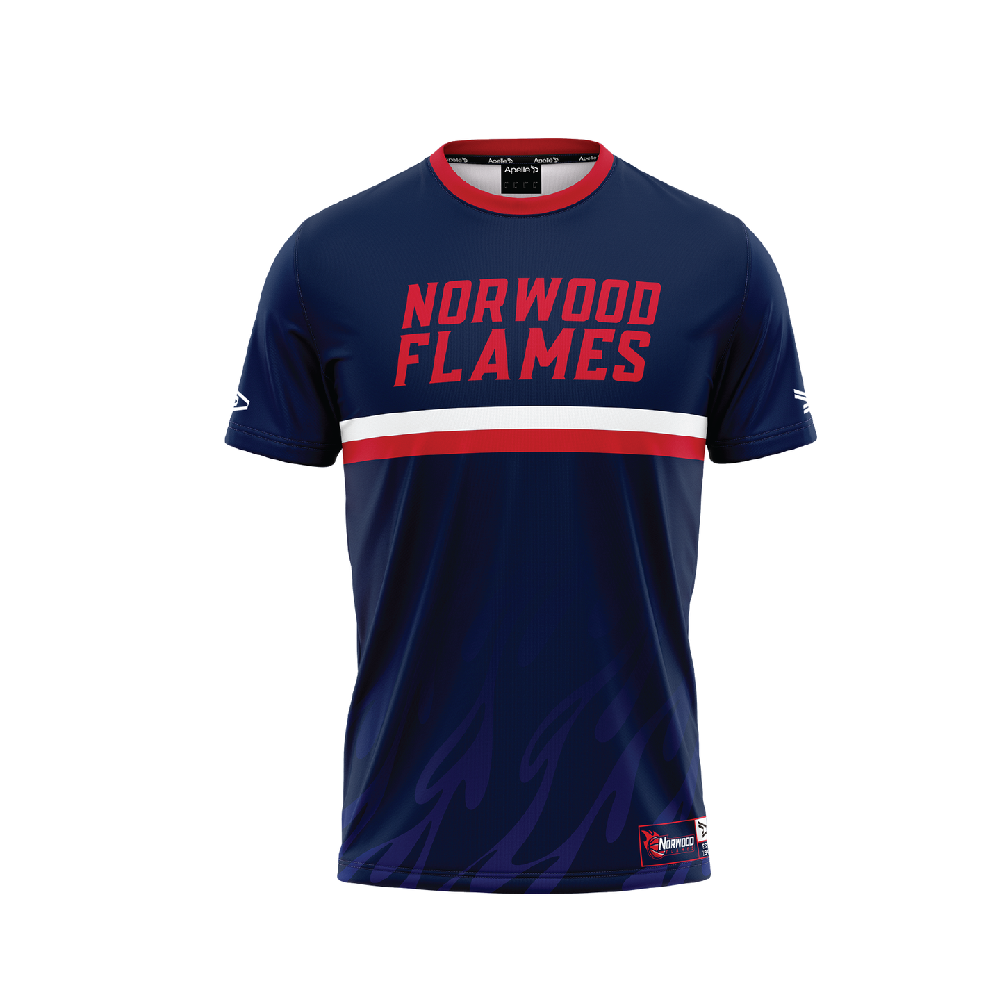 NORWOOD FLAMES 2026 SUPPORTER T-SHIRT SUBLIMATED