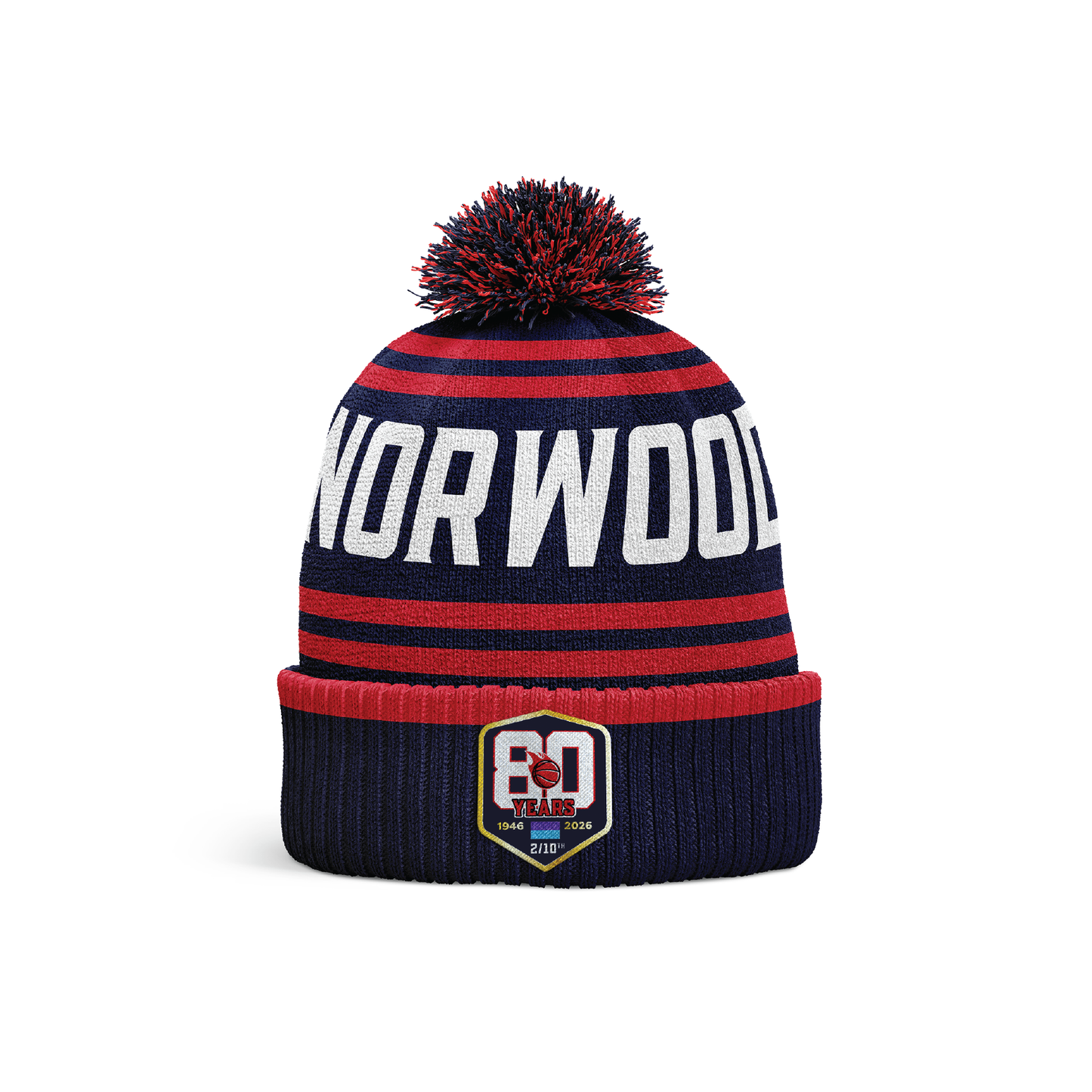 NORWOOD FLAMES  80th ANNIVERSARY   Club Knit Beanie