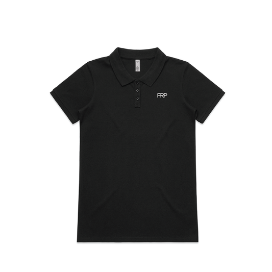 FRP PIQUE POLO - BLACK - WOMENS