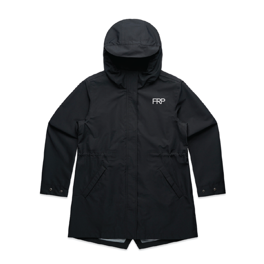 FRP TECH RAIN JACKET - BLACK - WOMENS