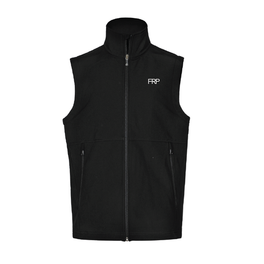 FRP SOFT SHELL VEST - BLACK - MENS & WOMENS