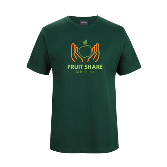 FRUIT SHARE ADELAIDE ---        T-SHIRT BOTTLE GREEN  (AP250559)