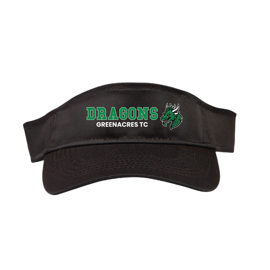 GREENACRES TENNIS CLUB VISOR BLACK (AP240468)