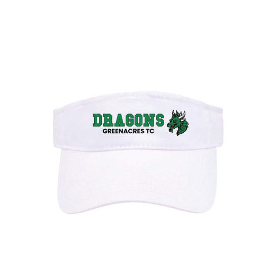 GREENACRES TENNIS CLUB VISOR WHITE (AP240467)