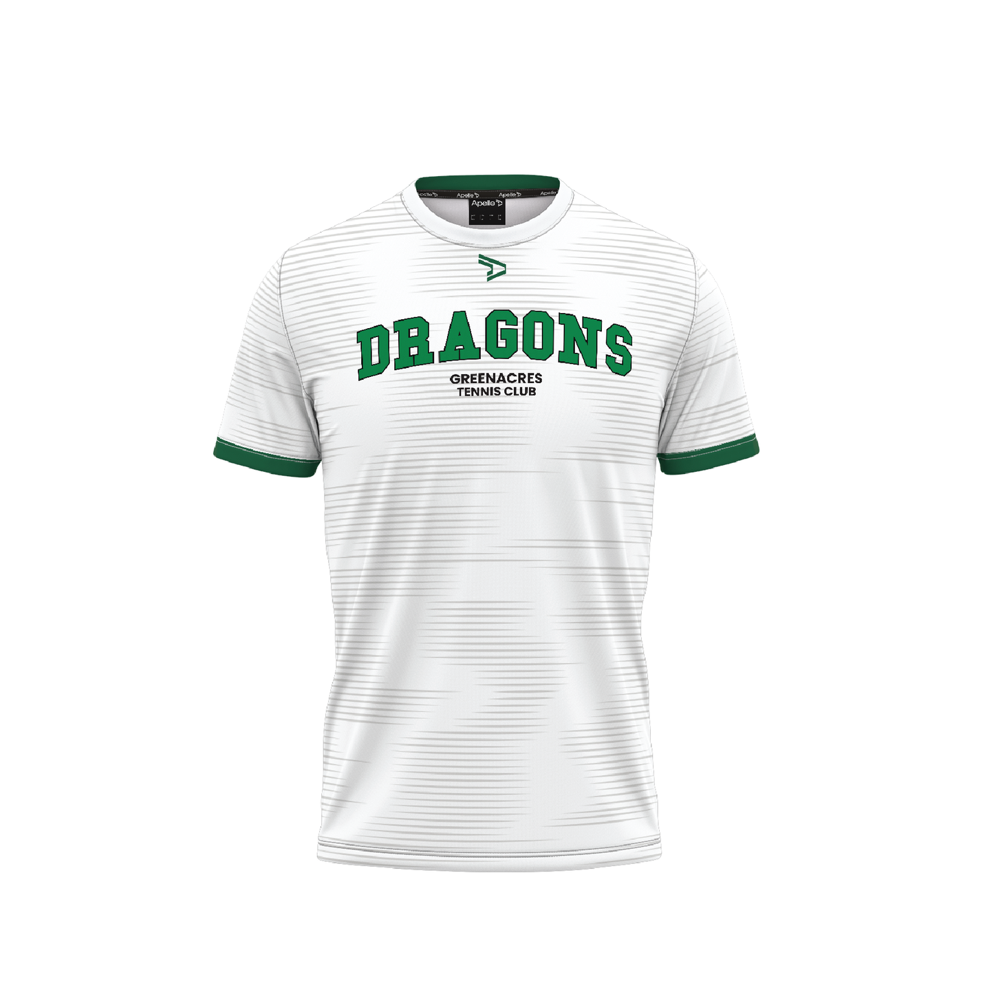 GREENACRES TENNIS CLUB - PLAYING TEE WHITE YOUTH MENS (AP240460)