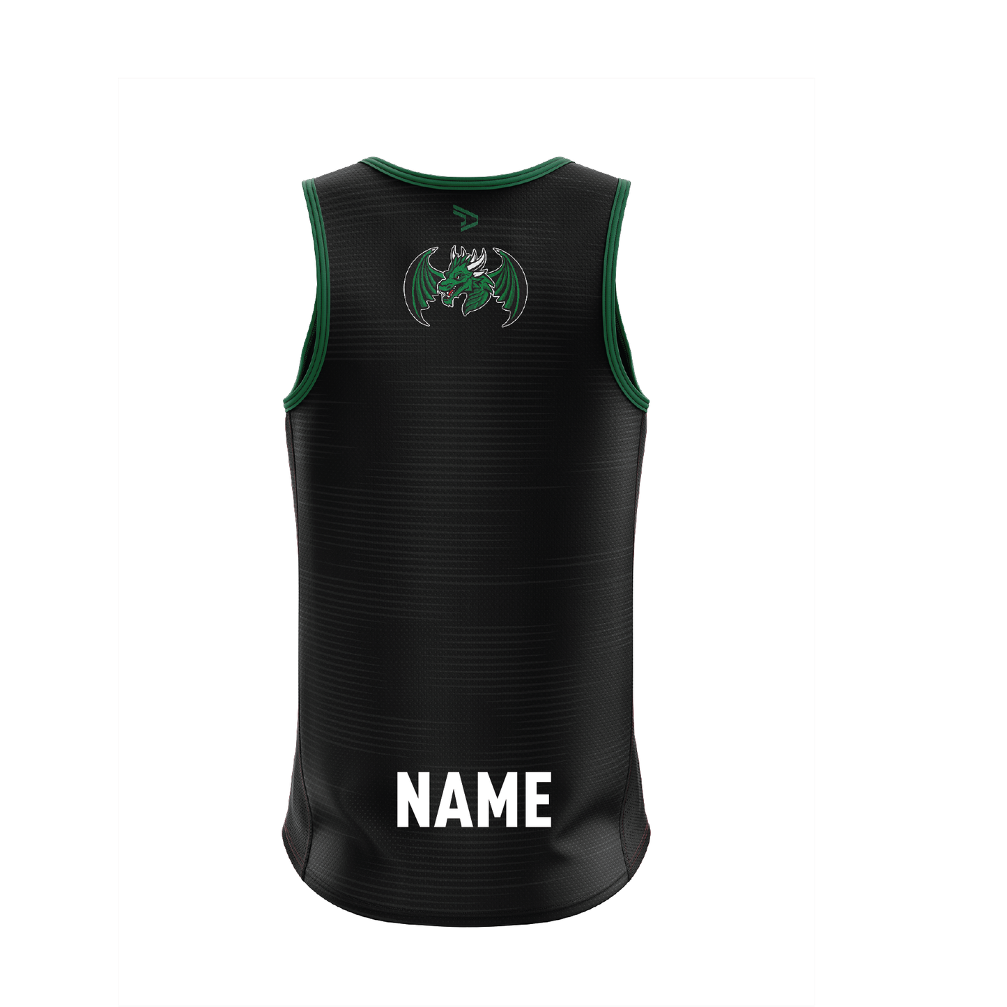 GREENACRES TENNIS CLUB - MENS BLACK SINGLET (AP240461)