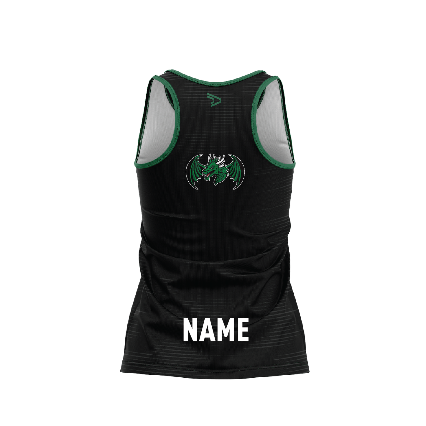 GREENACRES TENNIS CLUB - WOMENS BLACK SINGLET (AP240463)