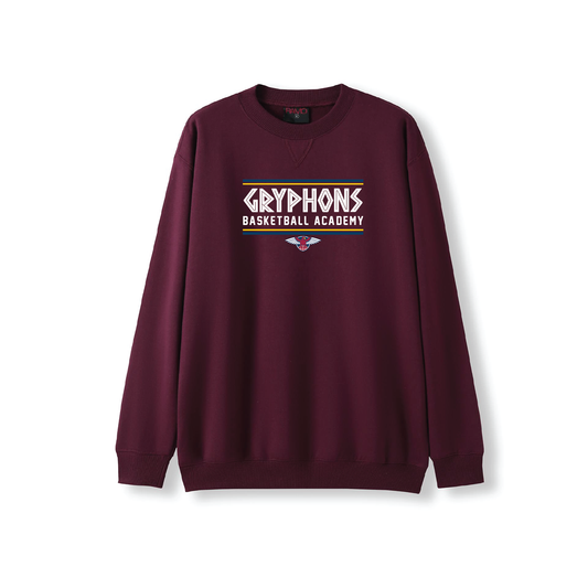 GRYPHONS BASKETBALL CREW NECK JUMPER MAROON (AP250571)