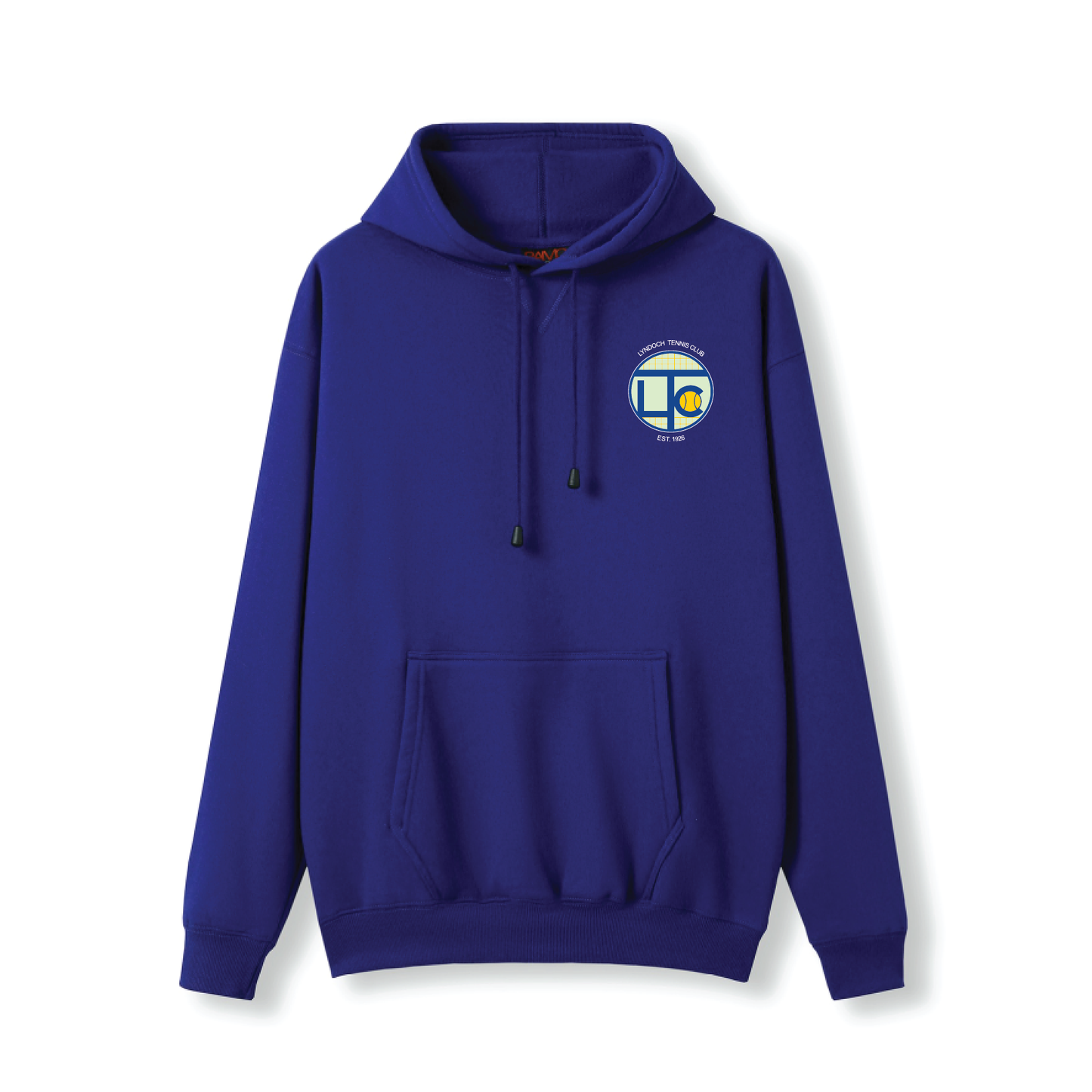 LYNDOCH TENNIS CLUB HOODIE - ROYAL (AP250623)