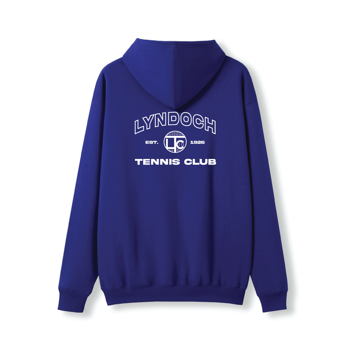 LYNDOCH TENNIS CLUB HOODIE - ROYAL (AP250623)