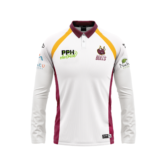 Mount Compass Cricket Club Playing Polo Shirt Long Sleeve (AP260305 LS)