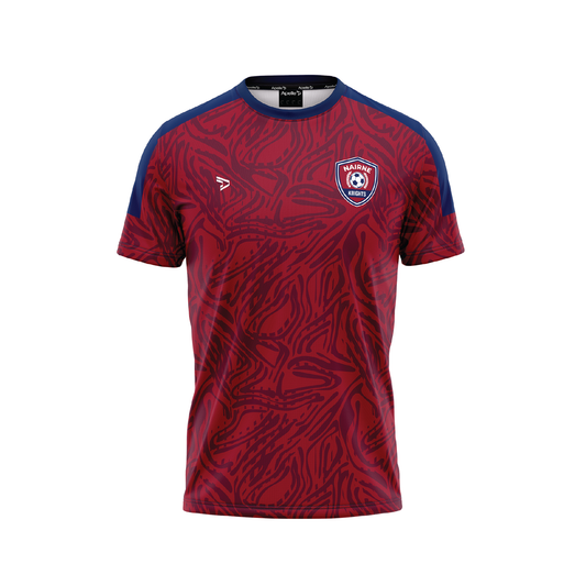 NAIRNE KNIGHTS SC TRAINING TOP WITH BACK NAME (AP260138)