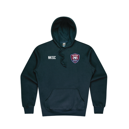 NAIRNE KNIGHTS SC HOODIE NAVY - SMALL NKSC FRONT - KNIGHTS ON REAR (AP250399)
