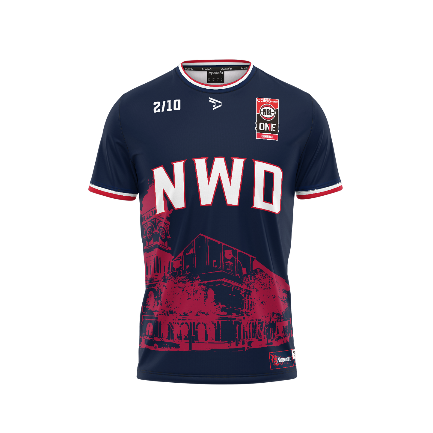 NORWOOD FLAMES - SUPPORTER JERSEY NAVY (NO NUMBER)