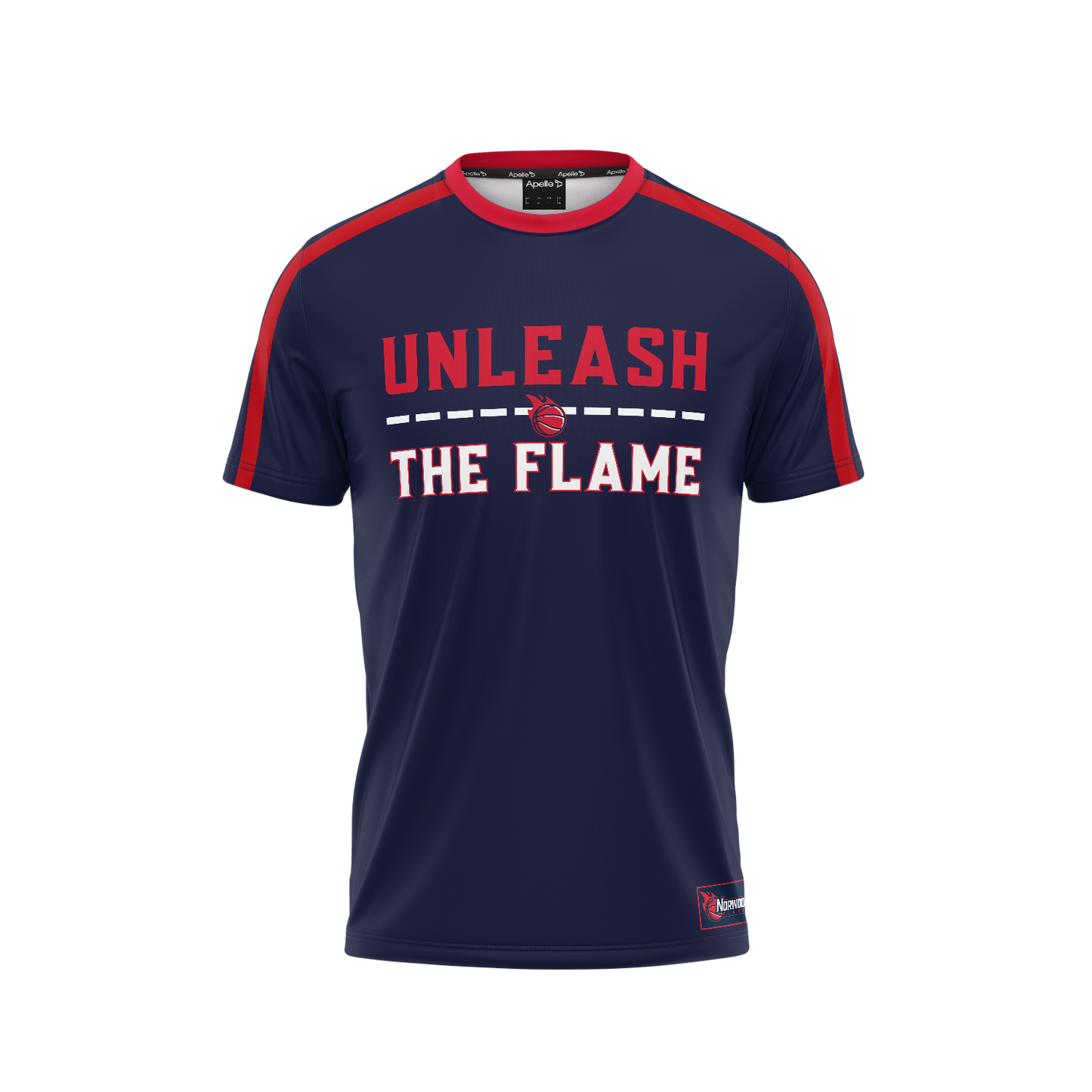 NORWOOD FLAMES SUPPORTER "UNLEASH THE FLAME" TEE