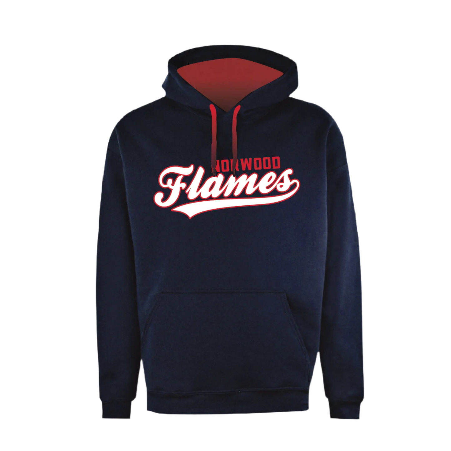 NORWOOD FLAMES - CLUB HOODIE RETRO DESIGN (AP250299)