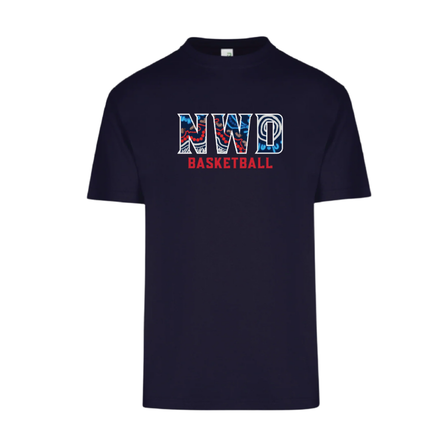 NORWOOD FLAMES - INDIGENOUS ROUND TEE NAVY (AP250282)