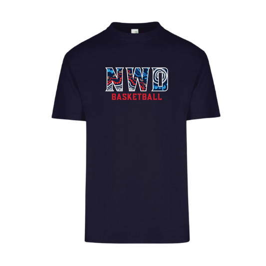 NORWOOD FLAMES - INDIGENOUS ROUND TEE NAVY (AP250282)