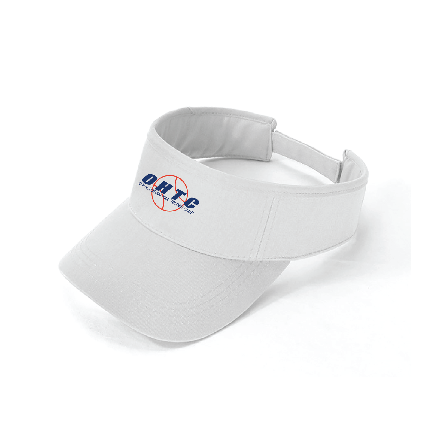 O"HALLORAN HILL TENNIS CLUB VISOR - WHITE (AP250663)