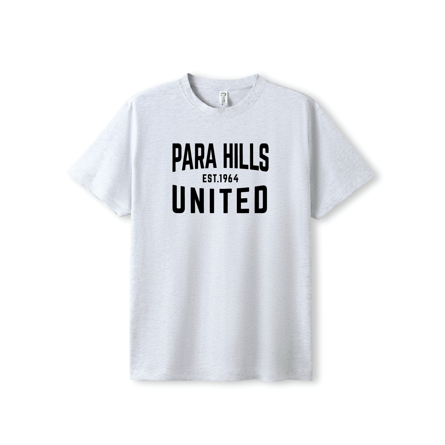 PARA HILLS UTD SC TEE - COLLEGIATE LOGO - SNOW MARLE (AP260052)