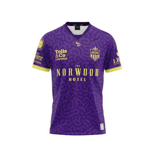 EAST ADELAIDE SUPPORTER JERSEY 2024 SHORT SLEEVE - PURPLE