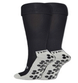 BLACK FULL LENGTH GRIP SOCK