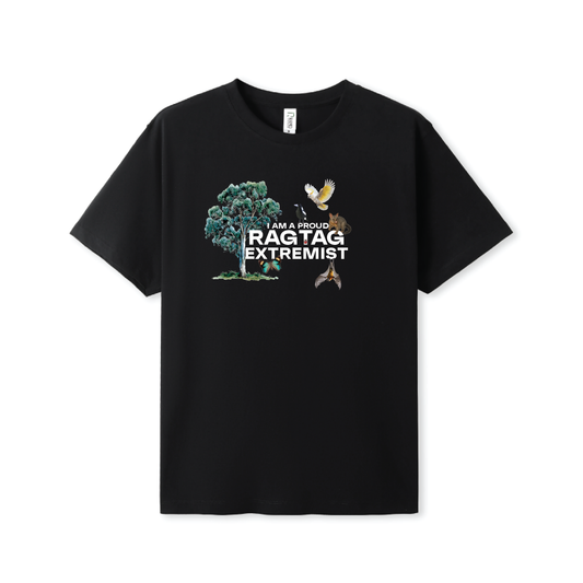 ADELAIDE PARKLANDS - IM A PROUD RAGTAG EXTREMIST - BLACK T-SHIRT