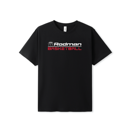 Rodman Basketball Club Tee With Round Logo Black (AP250581)