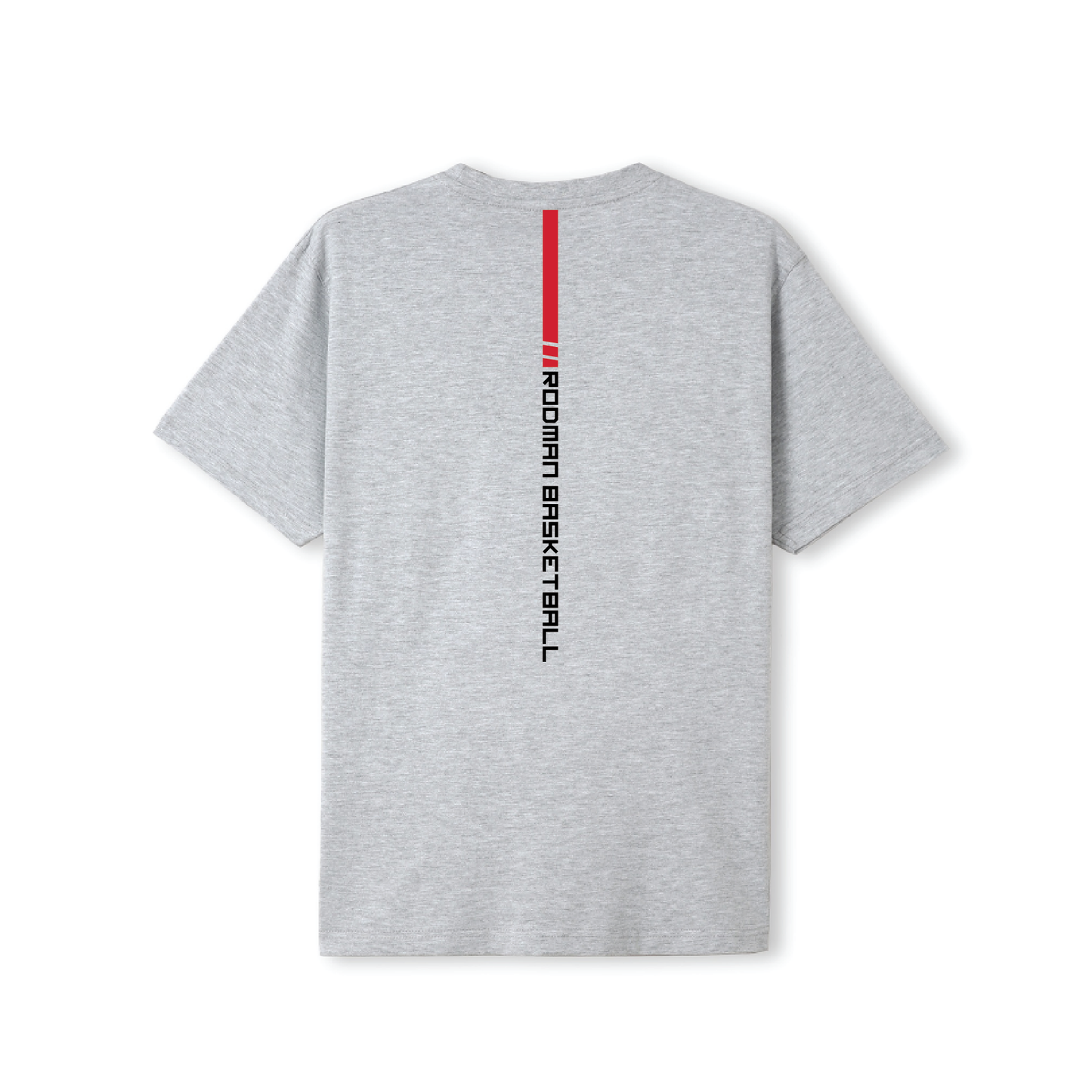 Rodman Basketball Club Tee With 3D Puff Logo Grey Marle (AP260147)