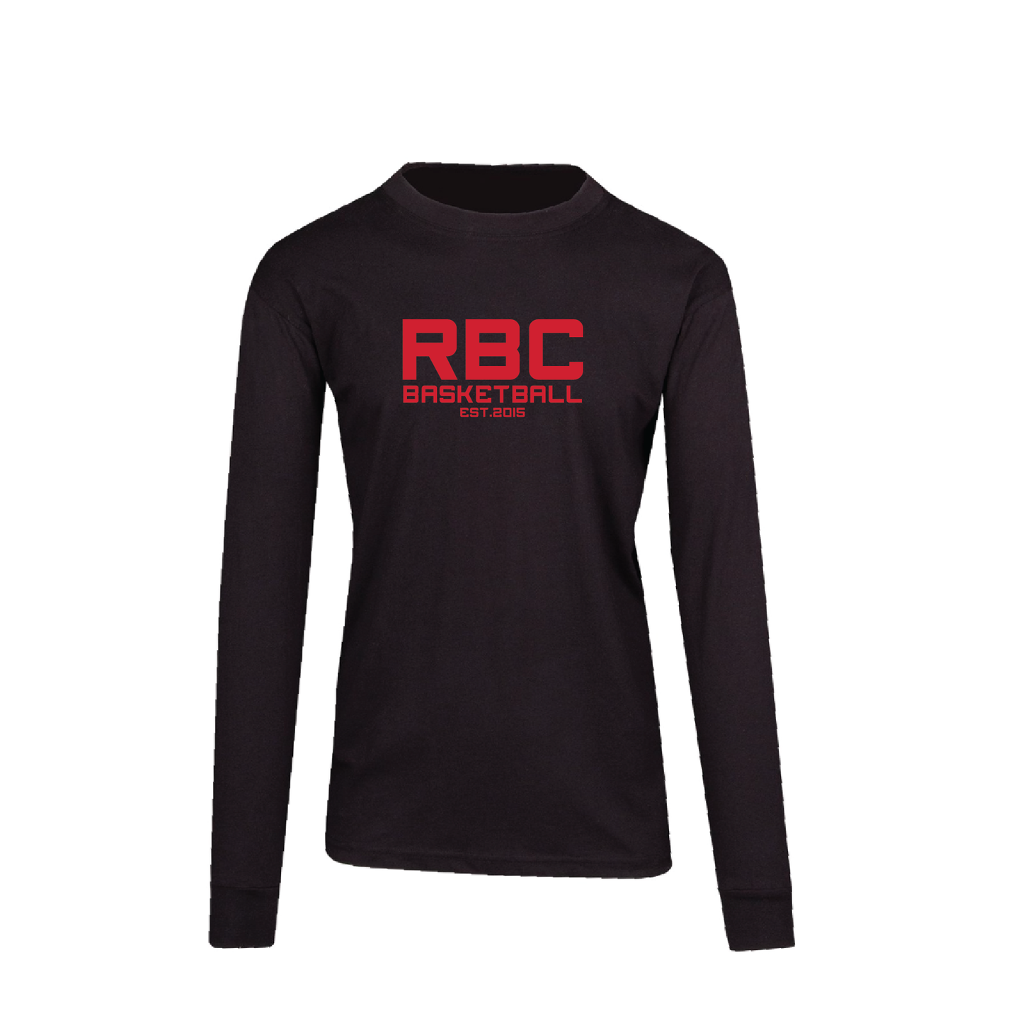 Rodman Basketball Club Tee With 3D Puff Logo Black LONG SLEEVE (AP260148)