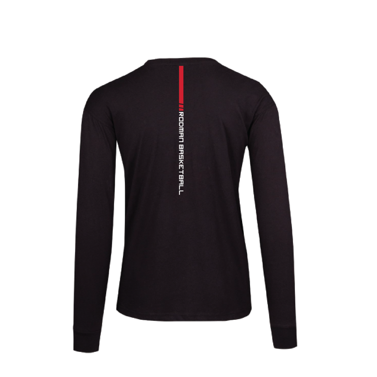 Rodman Basketball Club Tee With 3D Puff Logo Black LONG SLEEVE (AP260148)