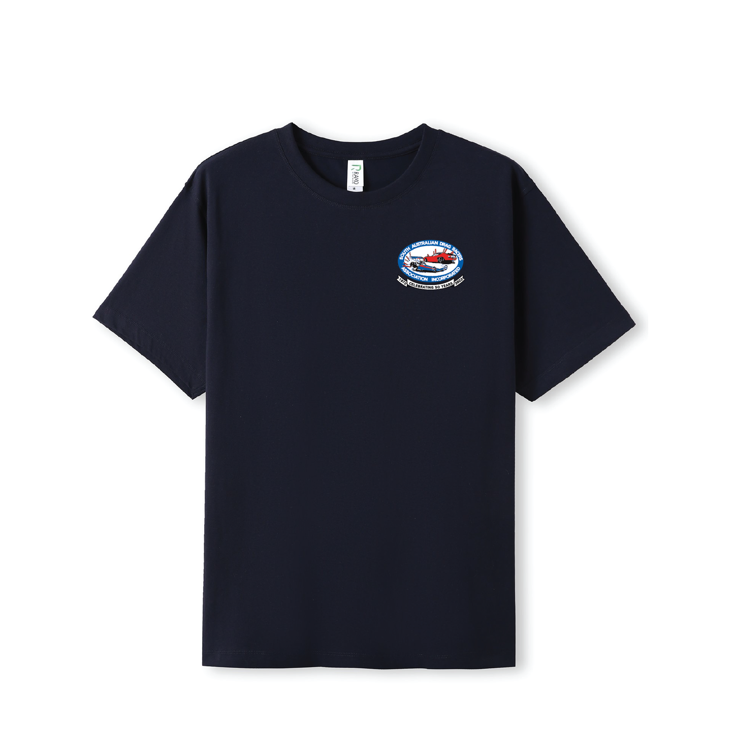 SADRA TEE NAVY RETRO FRONT & FULL BACK LOGO (AP240359)