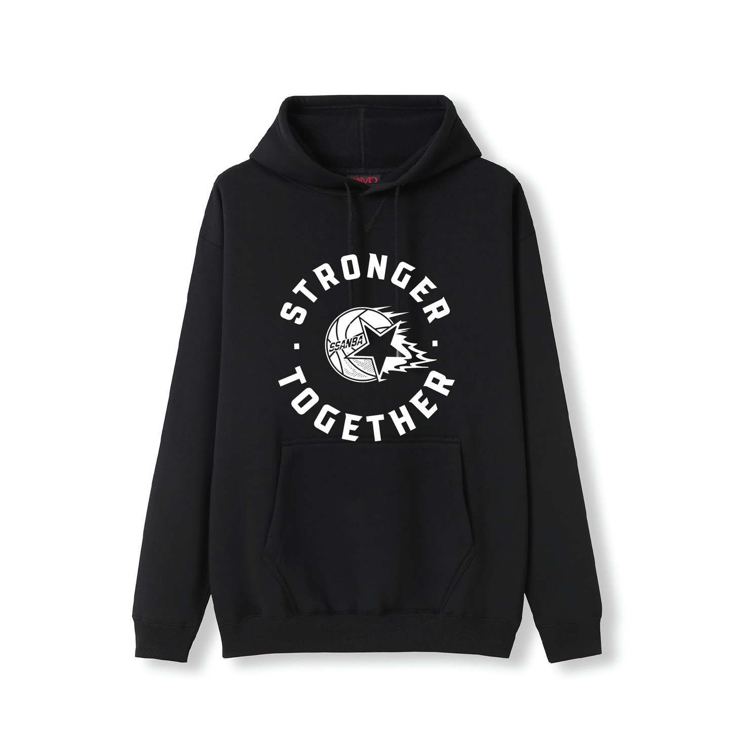 SSANBA 2026 BLACK HOODIE (STRONGER TOGETHER LOGO )