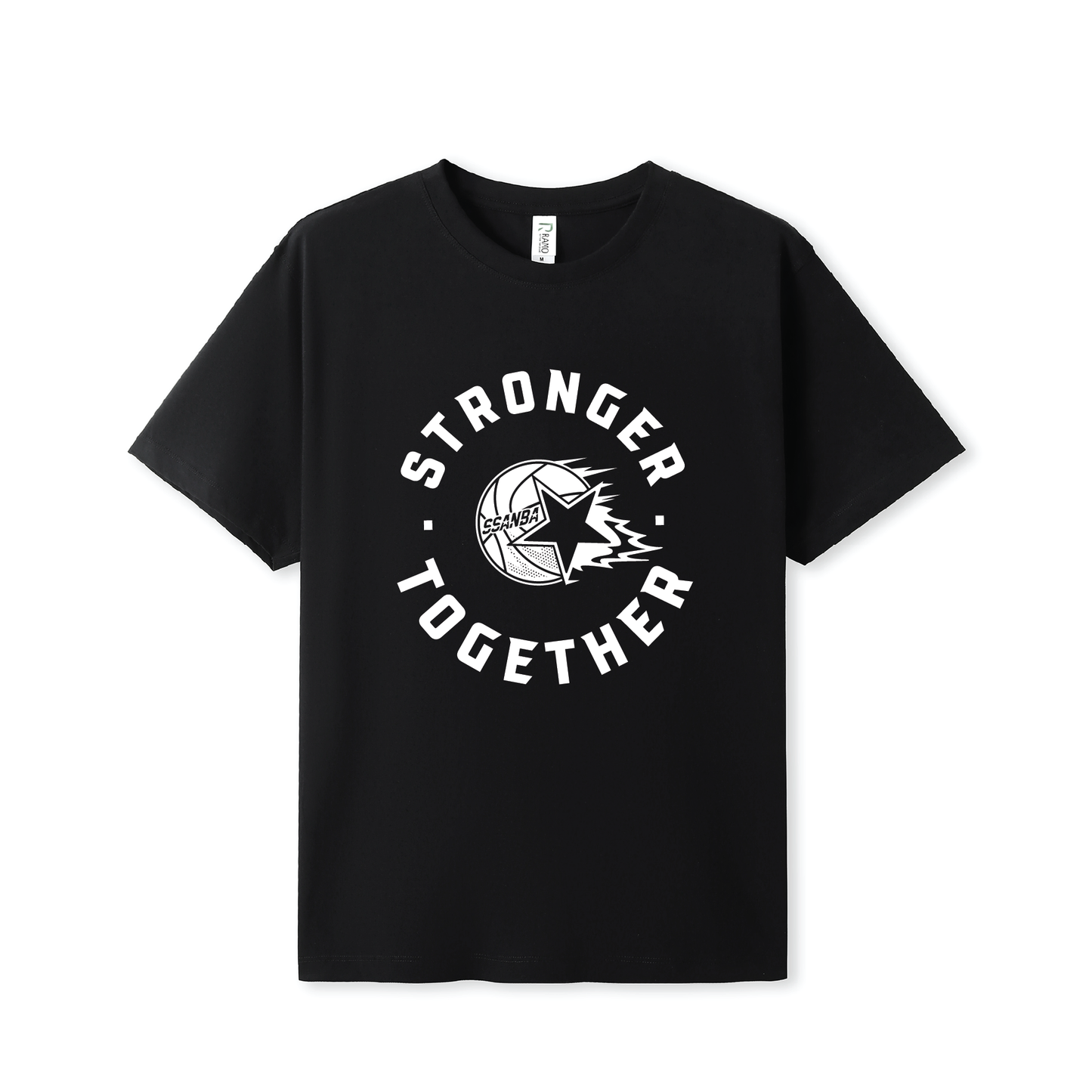 SSANBA 2026 BLACK SHORT SLEEVE TEE (STRONGER TOGETHER LOGO )
