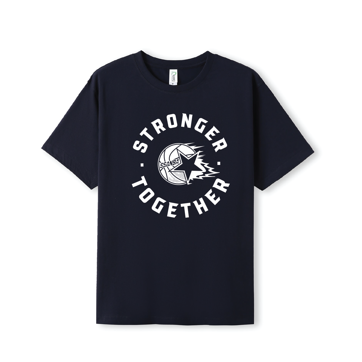SSANBA 2026 NAVY SHORT SLEEVE TEE (STRONGER TOGETHER LOGO )