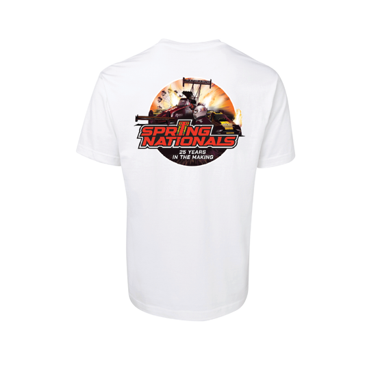 SPRING NATIONALS TEE WHITE - MENS