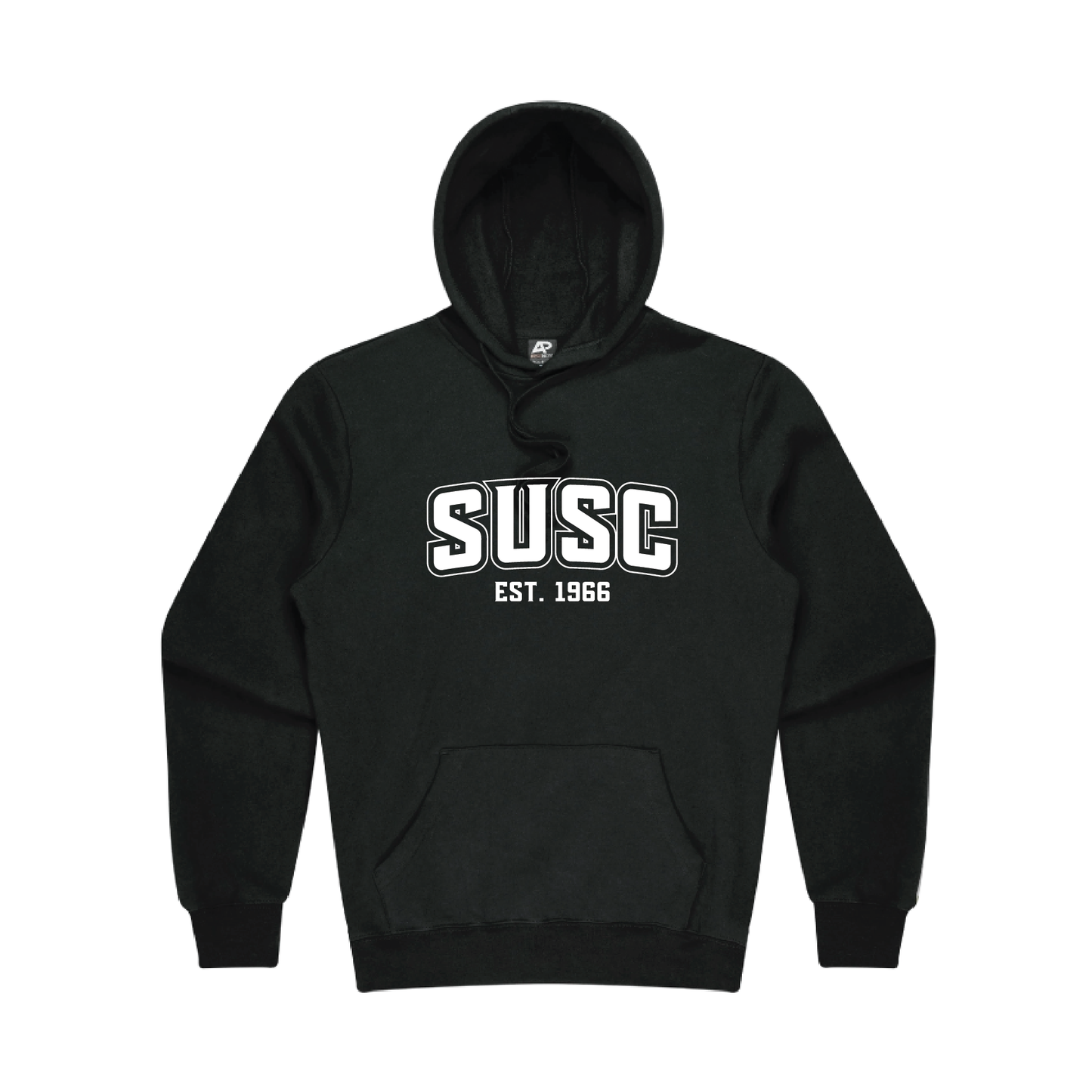 STEEL UNITED 2026 HOODED SWEAT - BLACK (AP260302)