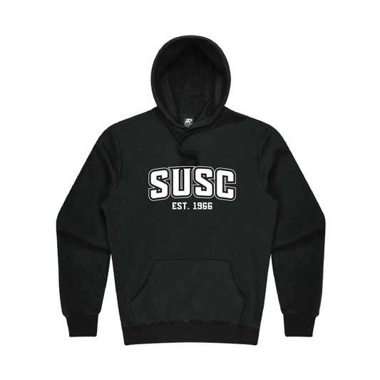 STEEL UNITED 2026 HOODED SWEAT - BLACK (AP260302)